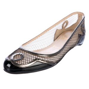 Christian Louboutin Lady Bombay Mesh Flats/ US 7.5